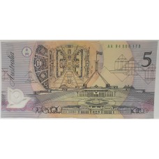 AUSTRALIA 1994 . FIVE 5 DOLLARS BANKNOTE . EVANS/FRASR
